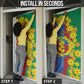 Afro Eritrea New Year Personalized Door Cover Enkutatash Adey Abeba Flower Art