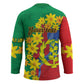 Afro Eritrea New Year Personalized Hockey Jersey Enkutatash Adey Abeba Flower Art