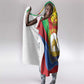 Afro Eritrea New Year Personalized Hooded Blanket Enkutatash Adey Abeba Flower Art