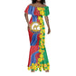 Afro Eritrea New Year Personalized Mermaid Dress Enkutatash Adey Abeba Flower Art