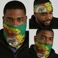Afro Eritrea New Year Neck Gaiter Enkutatash Adey Abeba Flower Art - African Pride