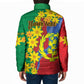 Afro Eritrea New Year Personalized Padded Jacket Enkutatash Adey Abeba Flower Art