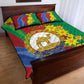 Afro Eritrea New Year Personalized Quilt Bed Set Enkutatash Adey Abeba Flower Art