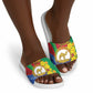 Afro Eritrea New Year Personalized Slide Sandals Enkutatash Adey Abeba Flower Art