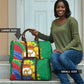 Afro Eritrea New Year Personalized Travel Bag Enkutatash Adey Abeba Flower Art