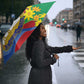 Afro Eritrea New Year Personalized Umbrella Enkutatash Adey Abeba Flower Art