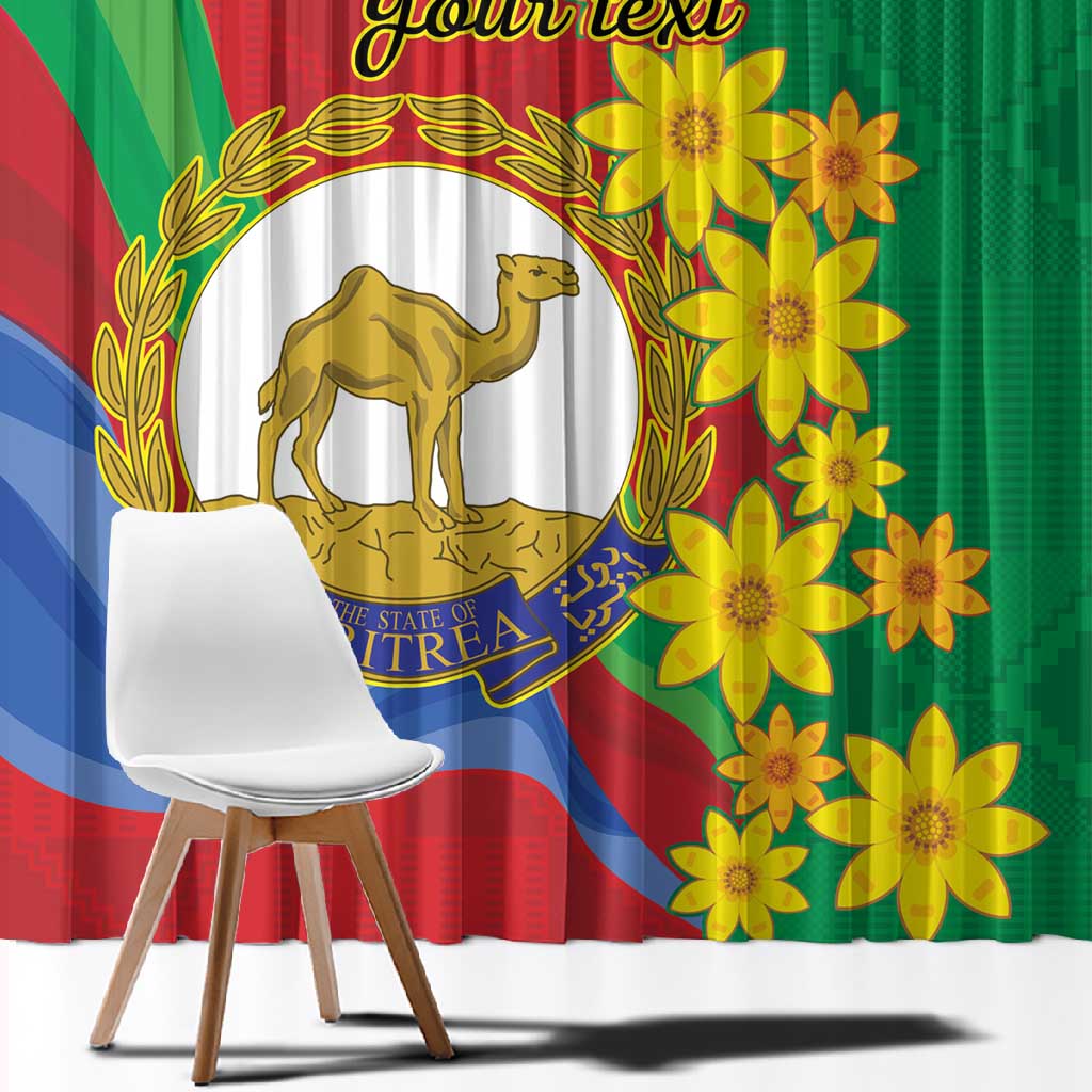 Afro Eritrea New Year Personalized Window Curtain Enkutatash Adey Abeba Flower Art