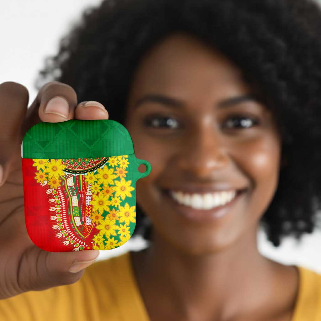 Afro Ethiopian New Year AirPods Case Enkutatash Adey Abeba Flower Art