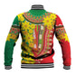 Afro Ethiopian New Year Baseball Jacket Enkutatash Adey Abeba Flower Art LT9