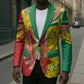 Afro Ethiopian New Year Blazer Enkutatash Adey Abeba Flower Art