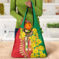 Afro Ethiopian New Year Grocery Bag Enkutatash Adey Abeba Flower Art