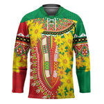 Afro Ethiopian New Year Hockey Jersey Enkutatash Adey Abeba Flower Art