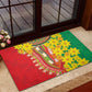 Afro Ethiopian New Year Rubber Doormat Enkutatash Adey Abeba Flower Art