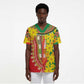 Afro Ethiopian New Year Scrub Top Enkutatash Adey Abeba Flower Art