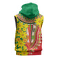 Afro Ethiopian New Year Sleeveless Hoodie Enkutatash Adey Abeba Flower Art - African Pride