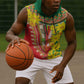 Afro Ethiopian New Year Sleeveless Hoodie Enkutatash Adey Abeba Flower Art - African Pride
