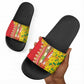 Afro Ethiopian New Year Slide Sandals Enkutatash Adey Abeba Flower Art