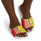 Afro Ethiopian New Year Slide Sandals Enkutatash Adey Abeba Flower Art