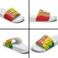 Afro Ethiopian New Year Slide Sandals Enkutatash Adey Abeba Flower Art