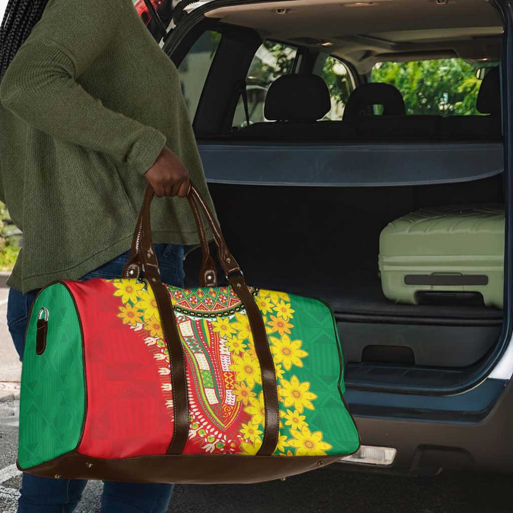 Afro Ethiopian New Year Travel Bag Enkutatash Adey Abeba Flower Art