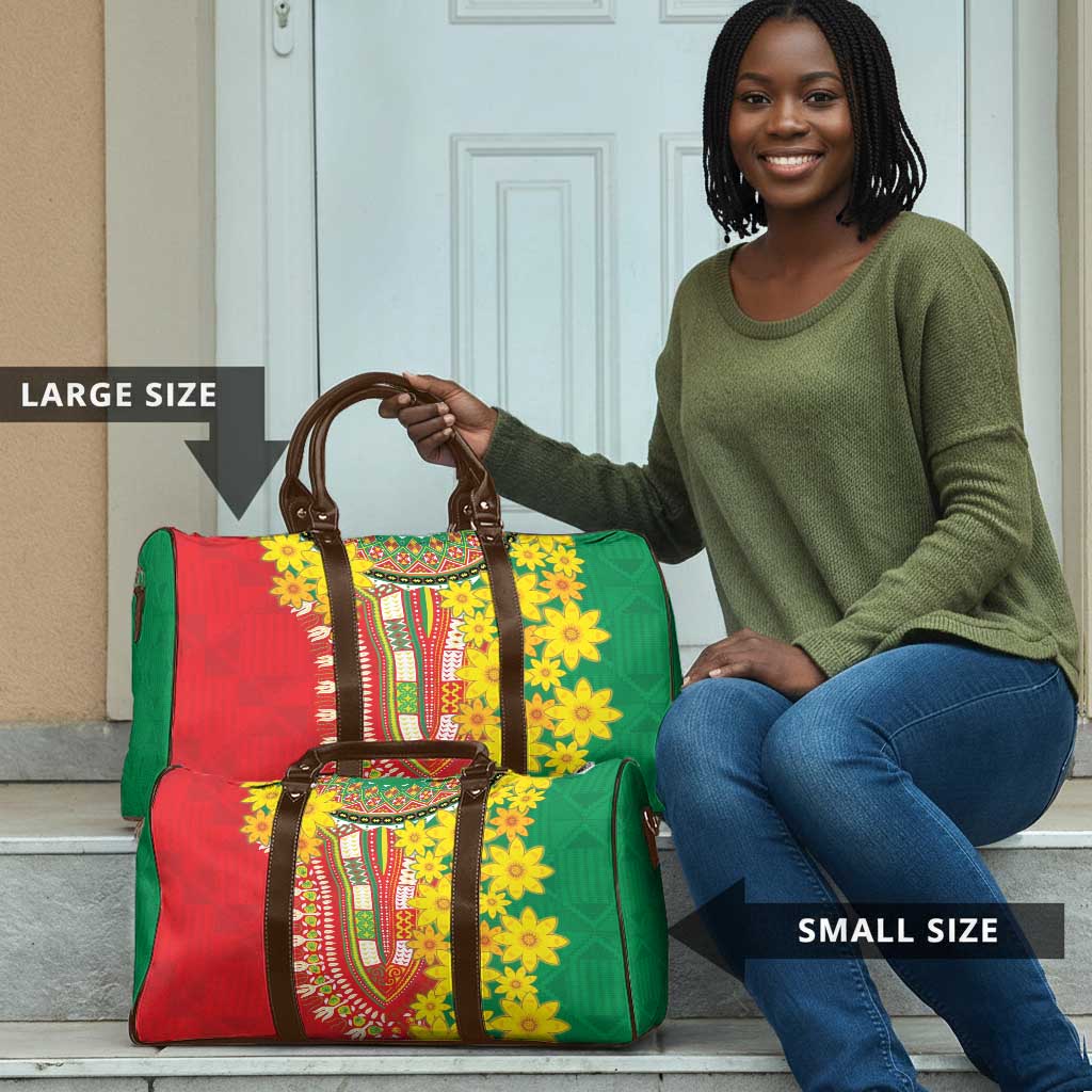 Afro Ethiopian New Year Travel Bag Enkutatash Adey Abeba Flower Art