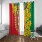 Afro Ethiopian New Year Window Curtain Enkutatash Adey Abeba Flower Art