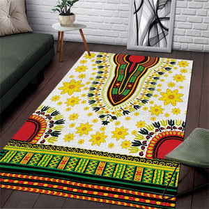 Afro Enkutatash Dashiki and Adey Abeba Area Rug