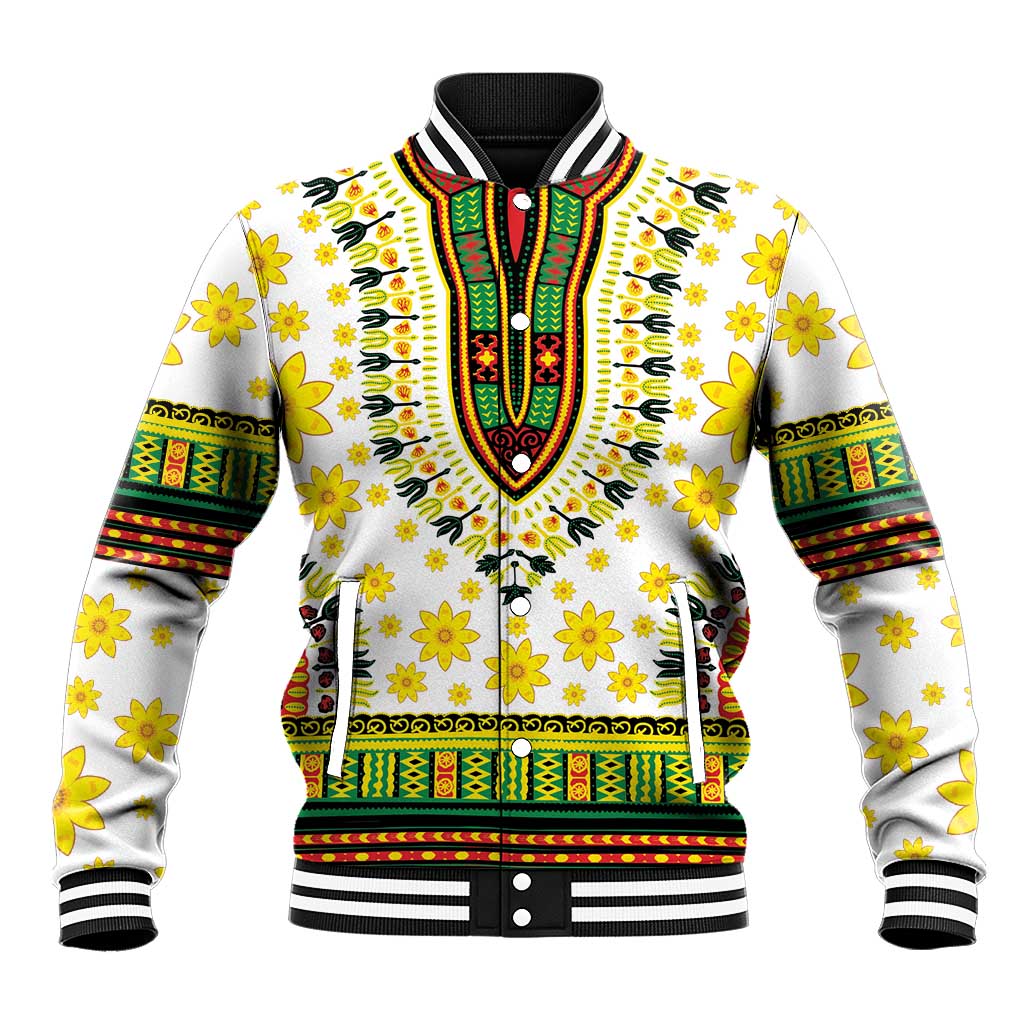 Afro Enkutatash Dashiki and Adey Abeba Baseball Jacket LT9