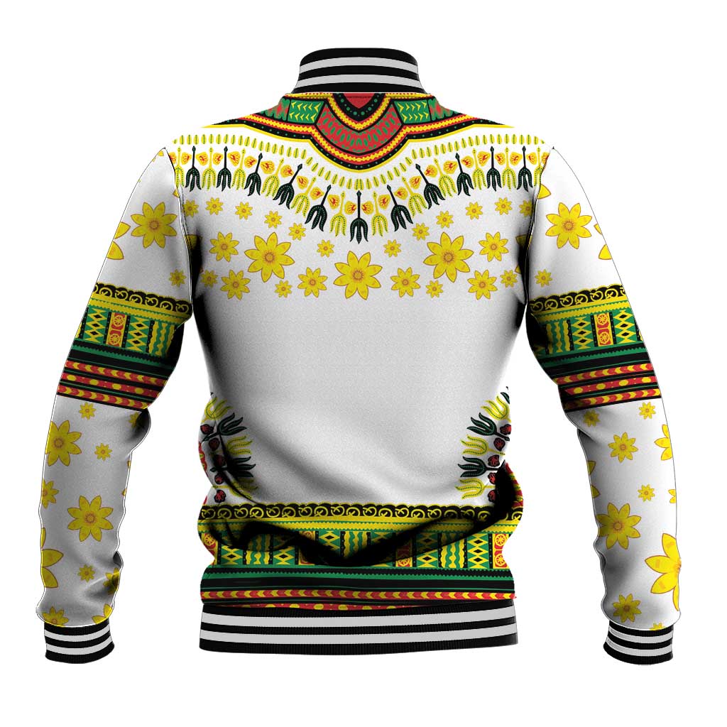Afro Enkutatash Dashiki and Adey Abeba Baseball Jacket LT9