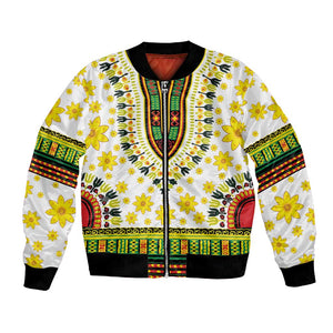 Afro Enkutatash Dashiki and Adey Abeba Bomber Jacket