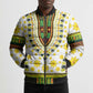 Afro Enkutatash Dashiki and Adey Abeba Bomber Puffer Jacket