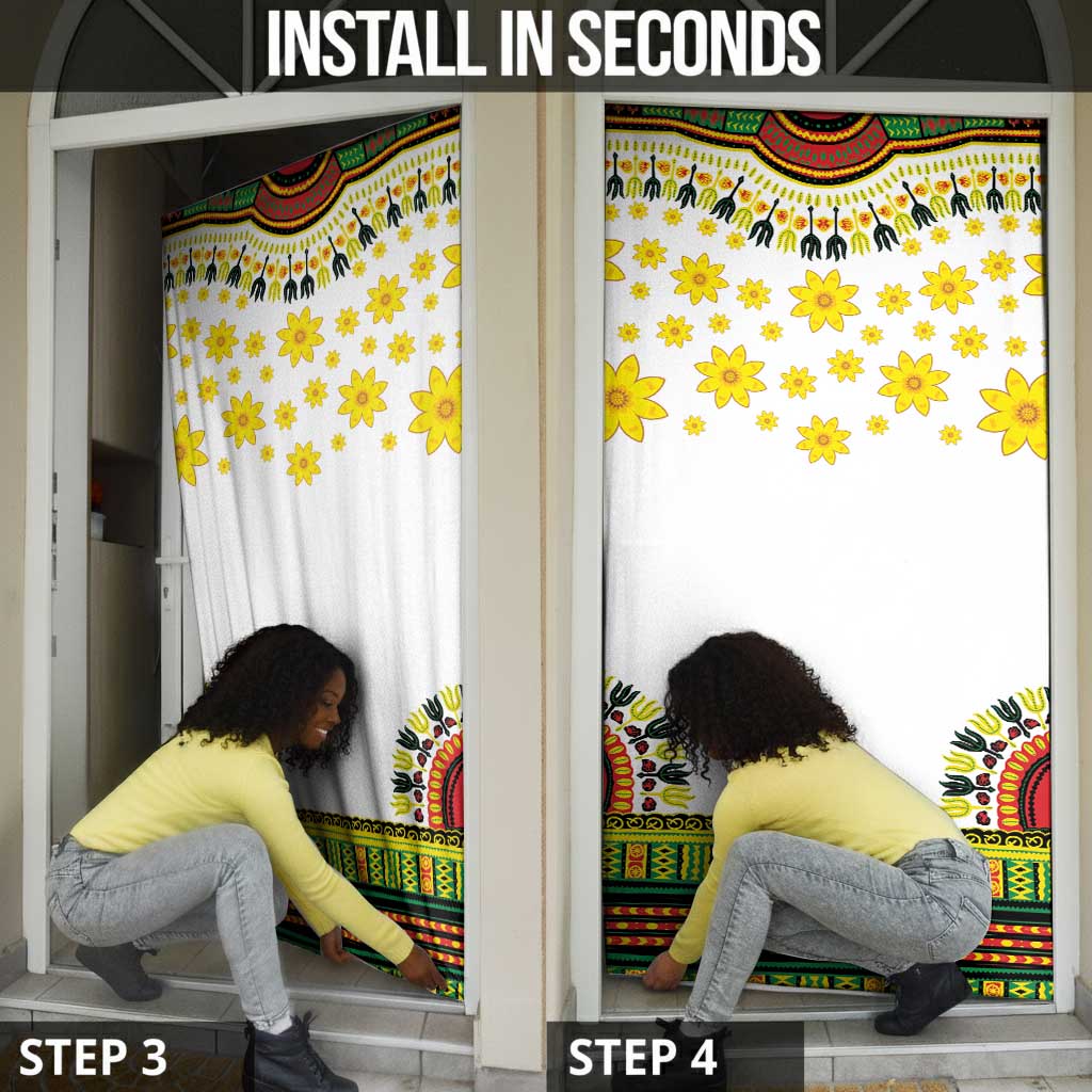 Afro Enkutatash Dashiki and Adey Abeba Door Cover