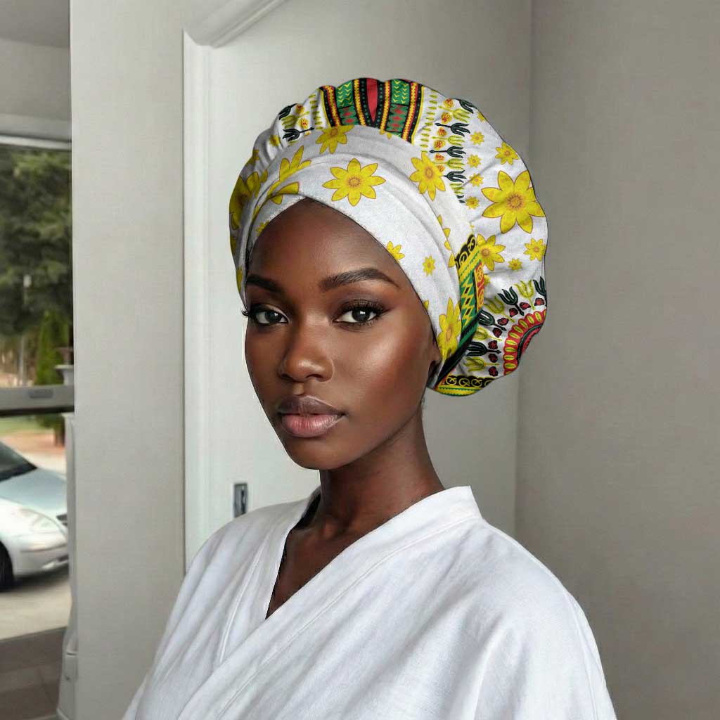 Africa Enkutatash Dashiki and Adey Abeba Easy Headwrap by African Pride ...