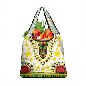 Afro Enkutatash Dashiki and Adey Abeba Grocery Bag