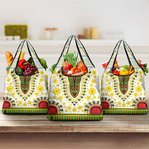 Afro Enkutatash Dashiki and Adey Abeba Grocery Bag