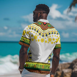 Afro Enkutatash Dashiki and Adey Abeba Hawaiian Shirt