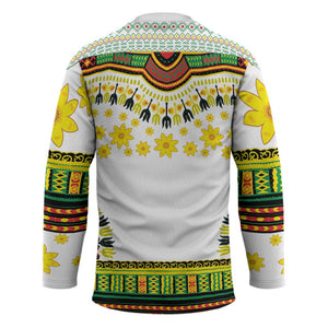 Afro Enkutatash Dashiki and Adey Abeba Hockey Jersey