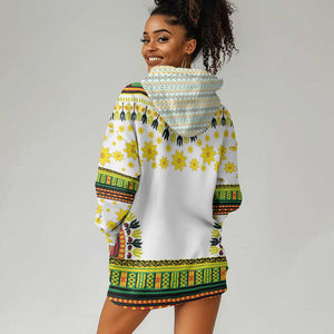 Afro Enkutatash Dashiki and Adey Abeba Hoodie Dress