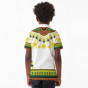 Afro Enkutatash Dashiki and Adey Abeba Kid Polo Shirt
