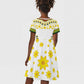 Afro Enkutatash Dashiki and Adey Abeba Kid Short Sleeve Dress