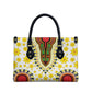 Afro Enkutatash Dashiki and Adey Abeba Leather Bag