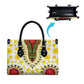 Afro Enkutatash Dashiki and Adey Abeba Leather Bag