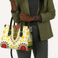Afro Enkutatash Dashiki and Adey Abeba Leather Bag