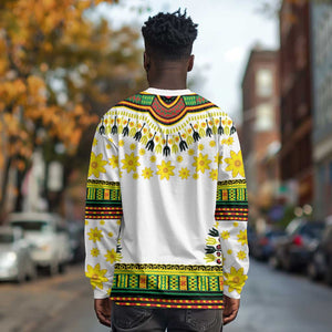 Afro Enkutatash Dashiki and Adey Abeba Long Sleeve Shirt LT9