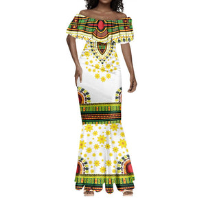 Afro Enkutatash Dashiki and Adey Abeba Mermaid Dress