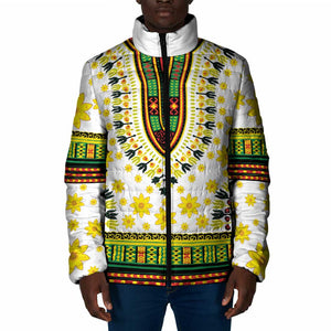 Afro Enkutatash Dashiki and Adey Abeba Padded Jacket