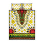 Afro Enkutatash Dashiki and Adey Abeba Quilt Bed Set