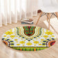 Afro Enkutatash Dashiki and Adey Abeba Round Carpet