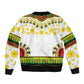 Afro Enkutatash Dashiki and Adey Abeba Sleeve Zip Bomber Jacket