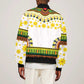 Afro Enkutatash Dashiki and Adey Abeba Sleeve Zip Bomber Jacket